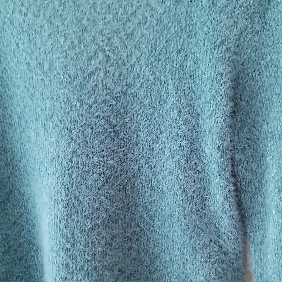 Altar'd State Teal Textured Sweater - Picture 8 of 10